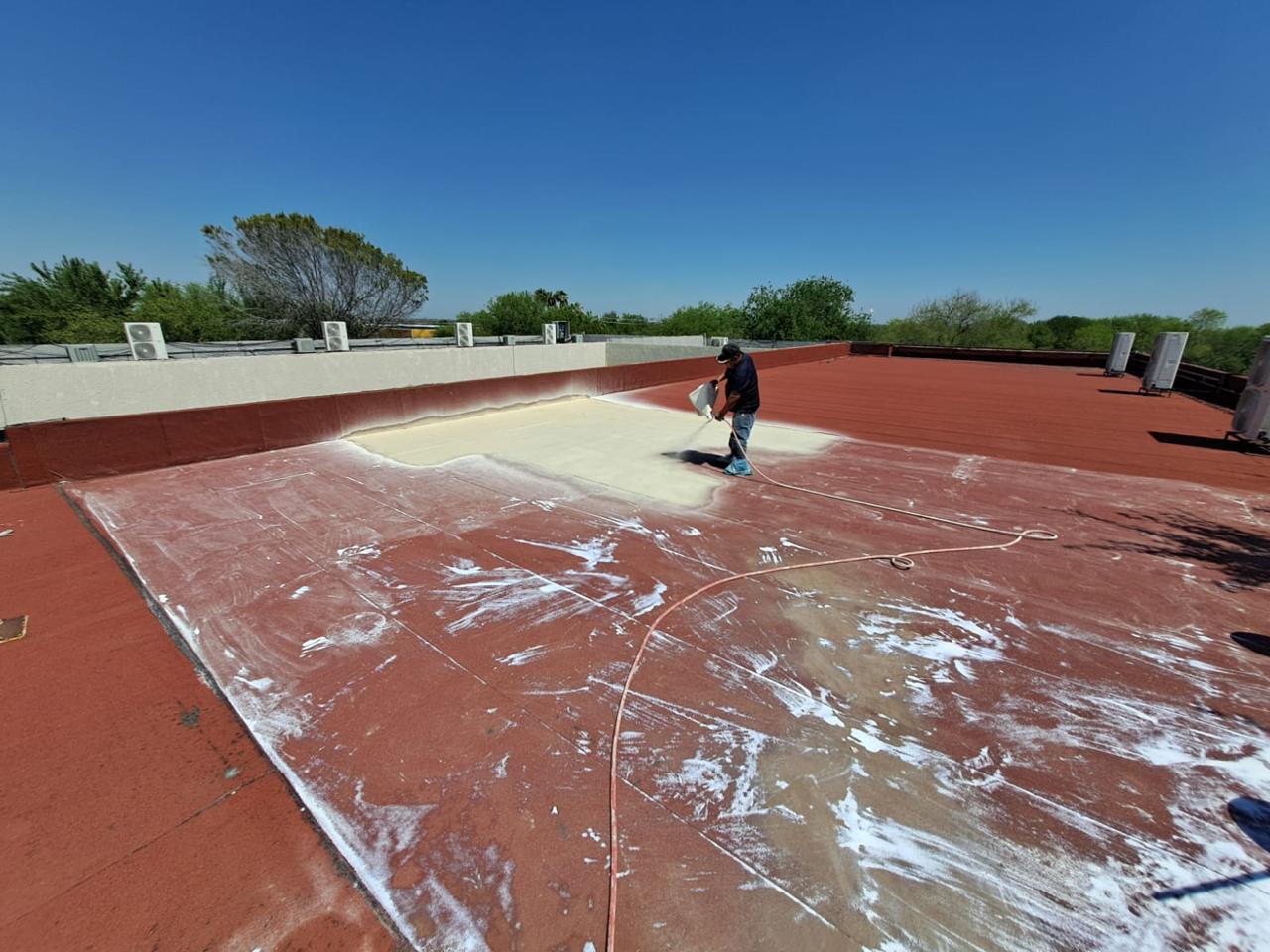 Aplicación de Termocade durante el proceso